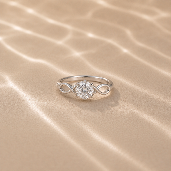 Infinity Grace Solitaire Ring