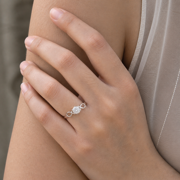 Infinity Grace Solitaire Ring