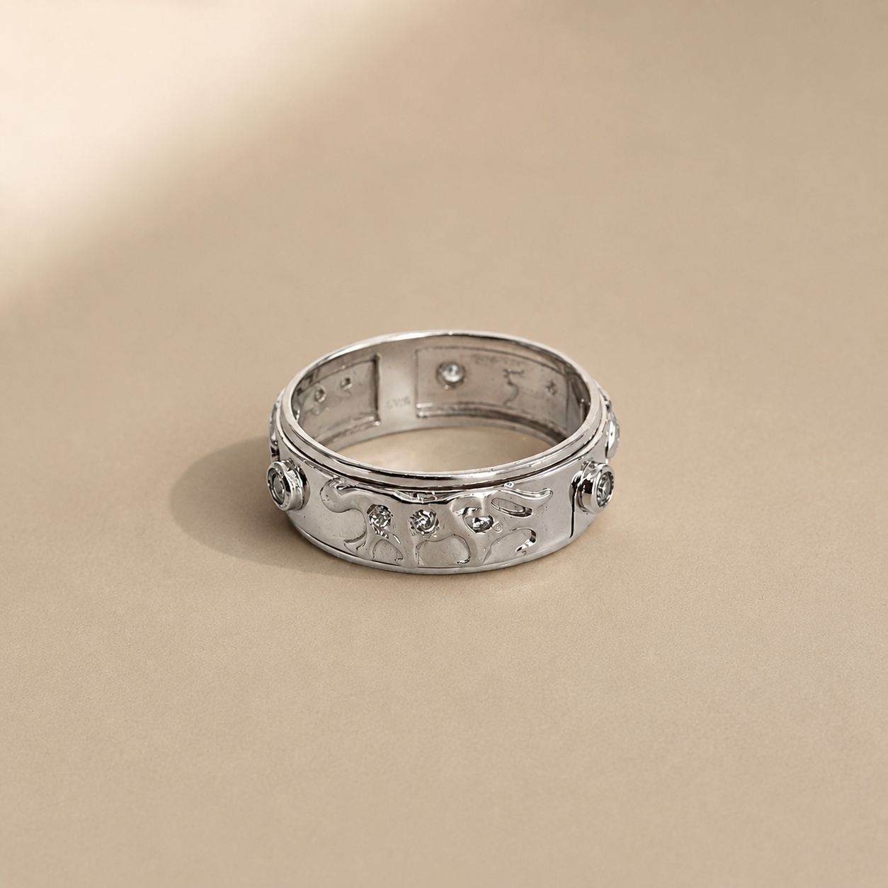 Celestial Orbit Spinner Ring