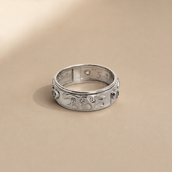 Celestial Orbit Spinner Ring