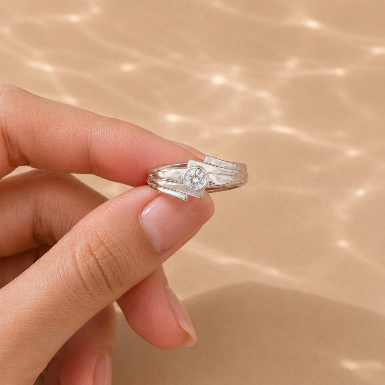 Celeste Orbit CZ Ring