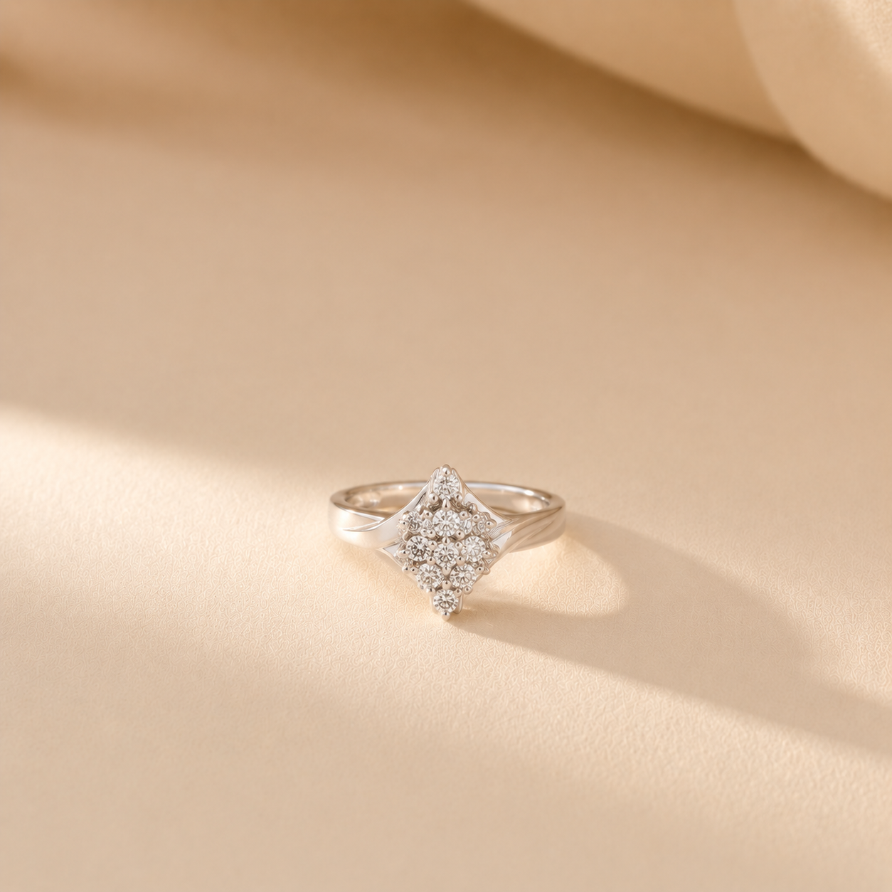Celestia Cluster CZ Ring