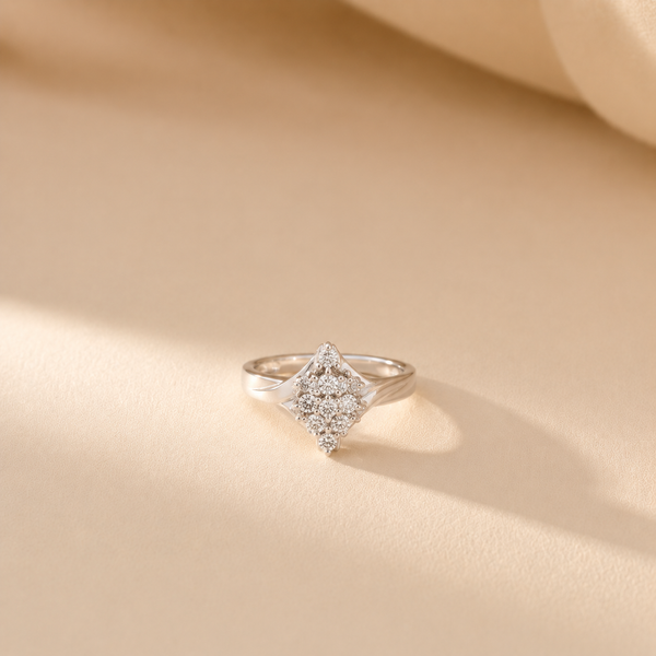 Celestia Cluster CZ Ring