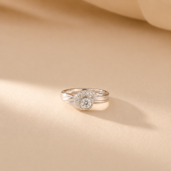 Aurielle Halo CZ Ring