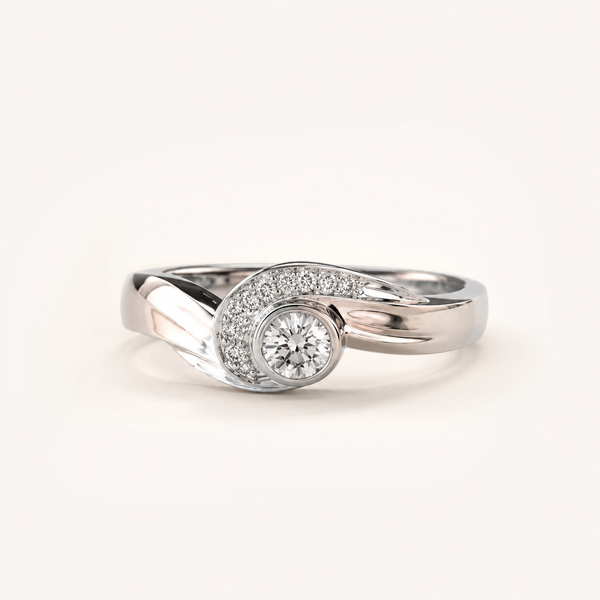 Aurielle Halo CZ Ring