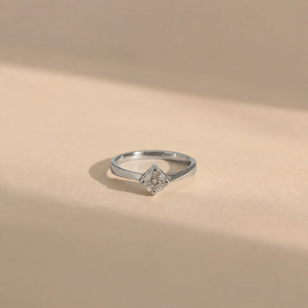 Celestia Princess Solitaire Ring