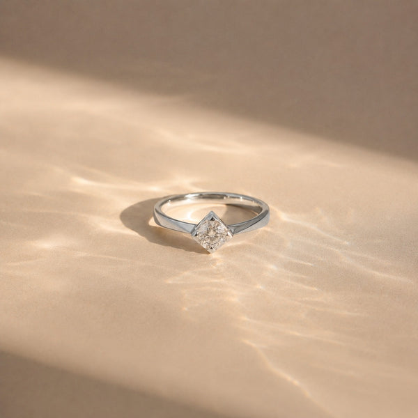 Celestia Princess Solitaire Ring