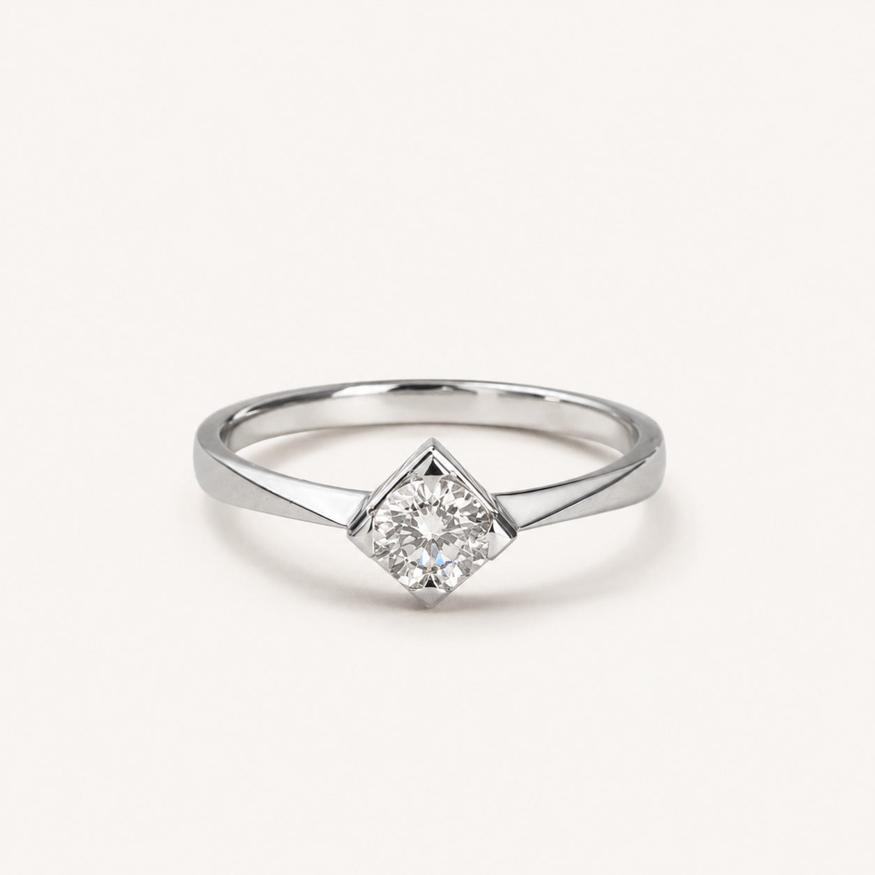 Celestia Princess Solitaire Ring