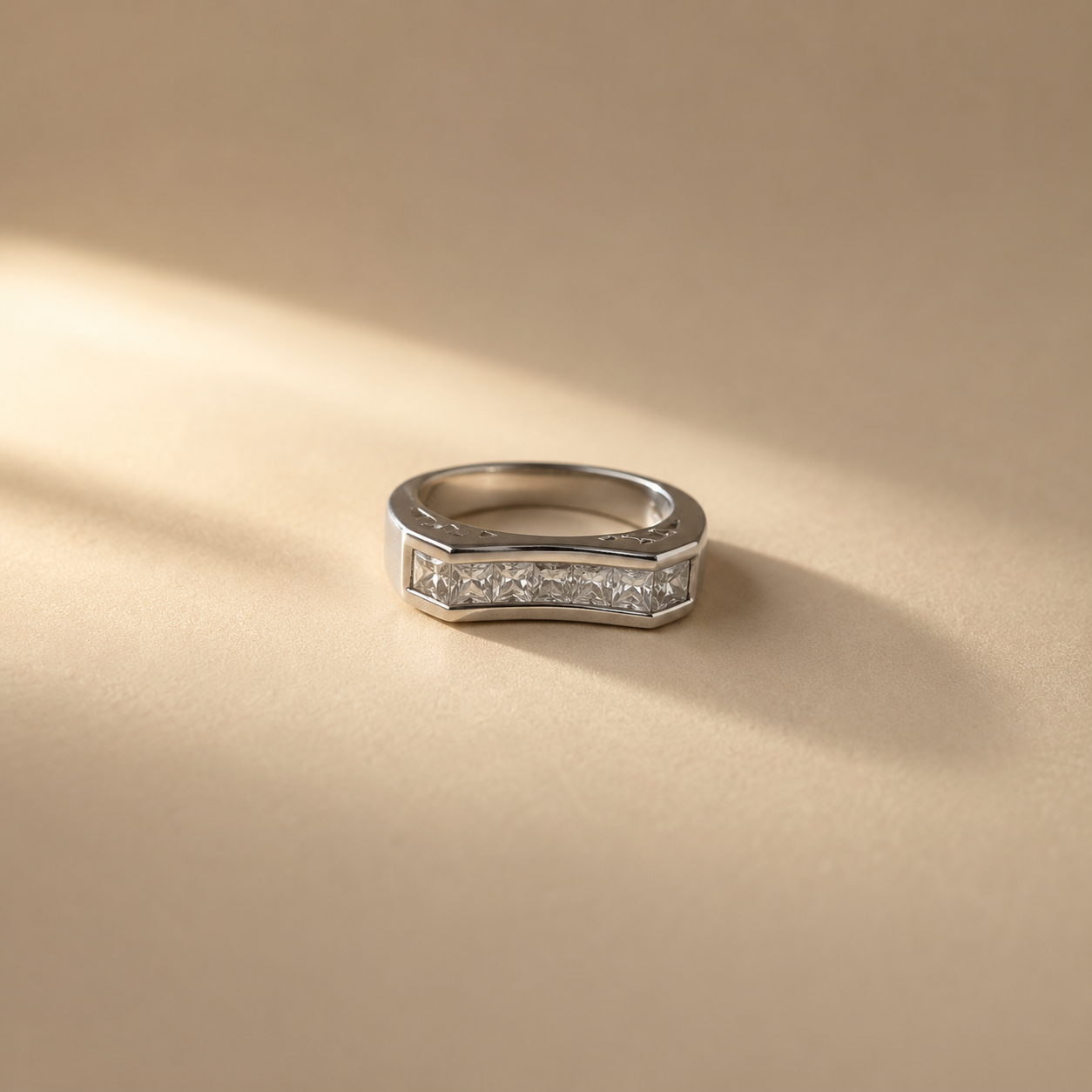 Nova Prism CZ Band Ring