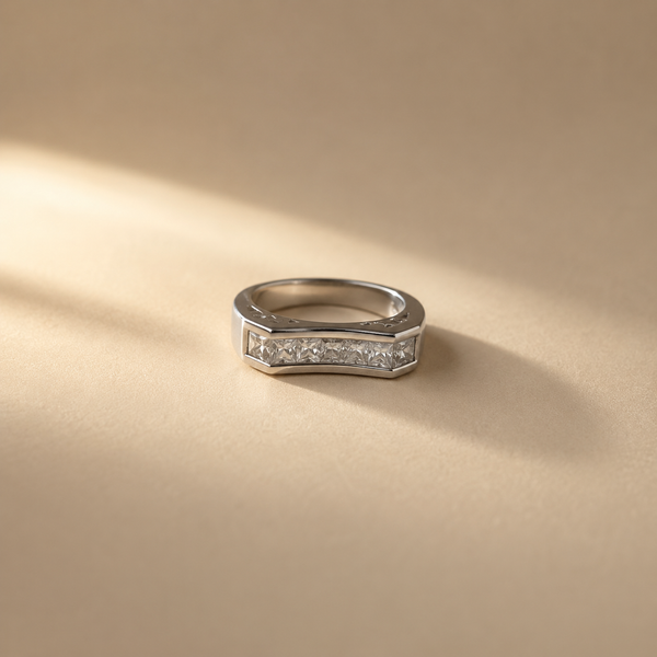 Nova Prism CZ Band Ring