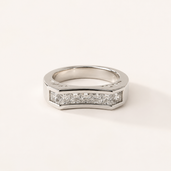 Nova Prism CZ Band Ring