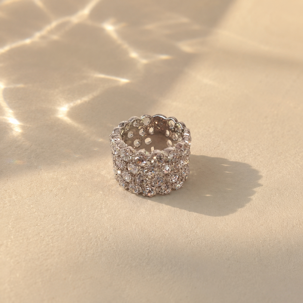 Aurielle Crystal Dome Ring