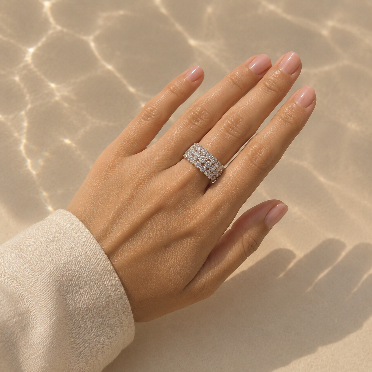Aurielle Crystal Dome Ring