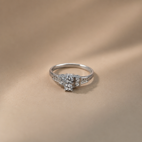 Celestia Dual Stone Statement Ring
