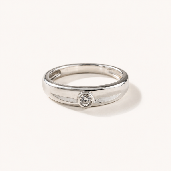 Elara Bezel Solitaire Ring