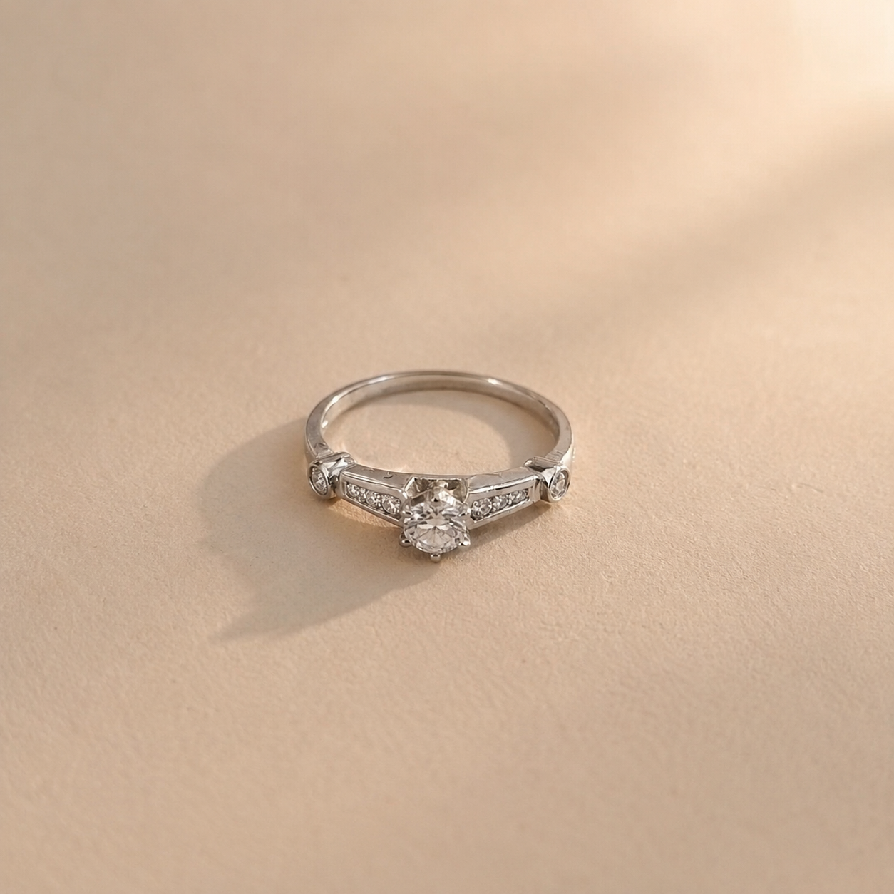 Celestia Vintage Solitaire Ring