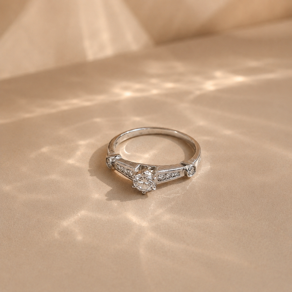 Celestia Vintage Solitaire Ring