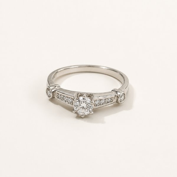 Celestia Vintage Solitaire Ring