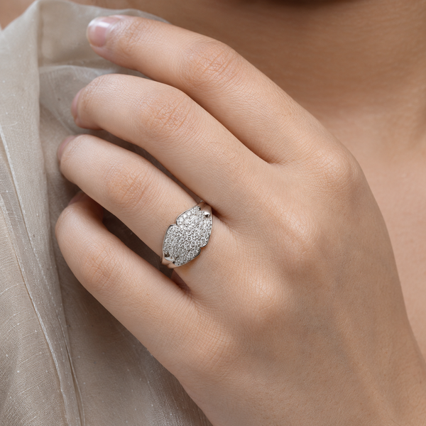 Aurielle Pavé Cluster Ring