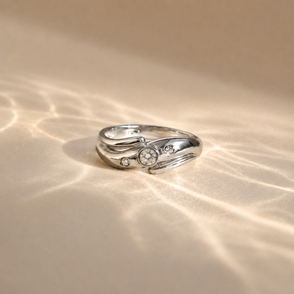 Celestial Flow CZ Ring