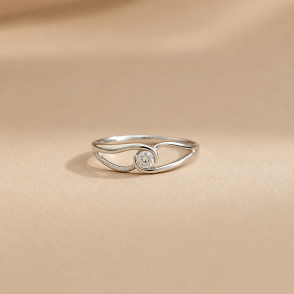 Celestial Orbit Solitaire Ring