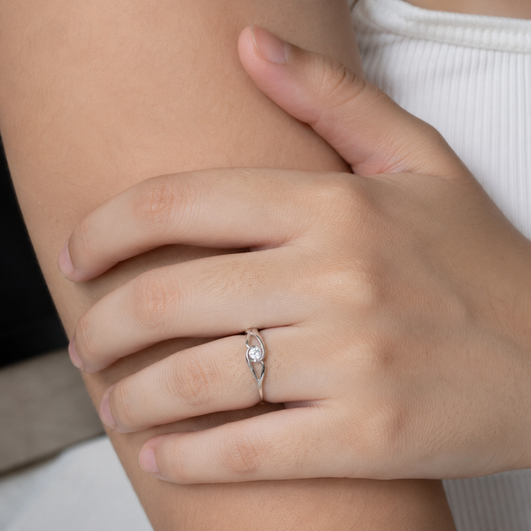 Celestial Orbit Solitaire Ring