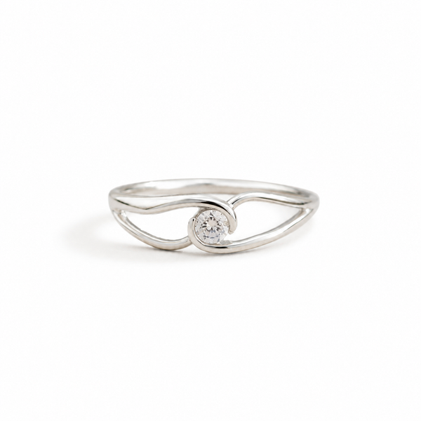 Celestial Orbit Solitaire Ring
