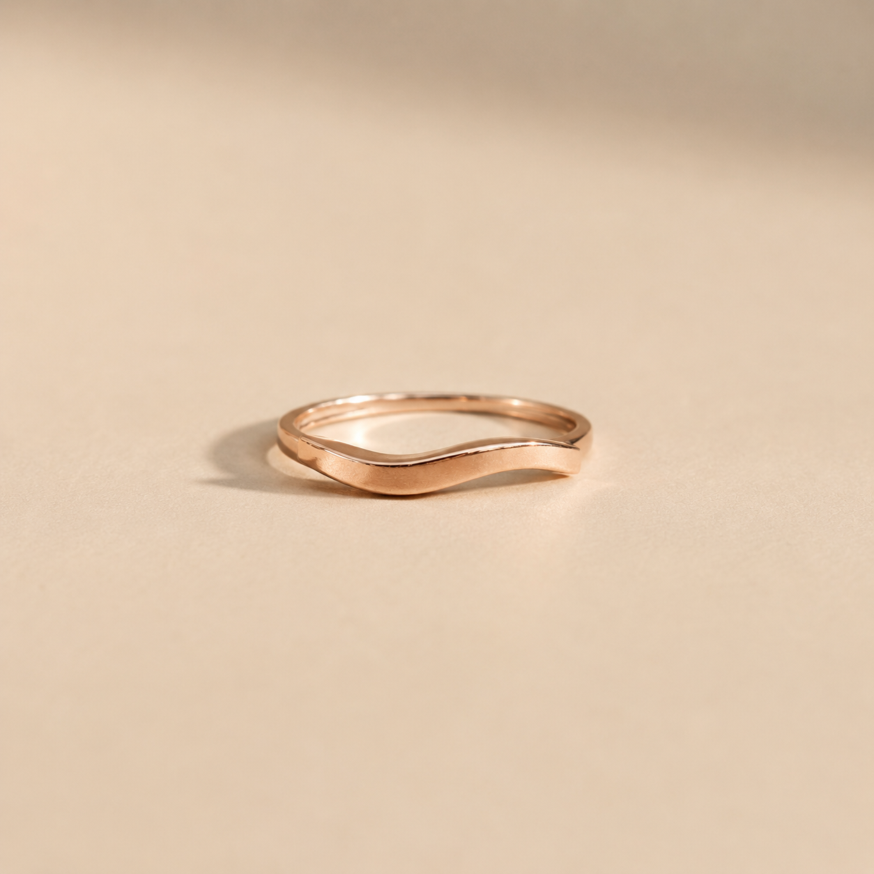 Wave Contour Stacking Ring