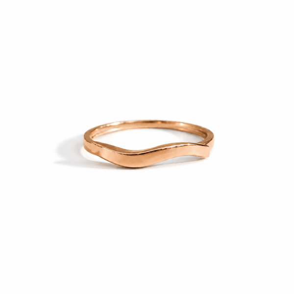 Wave Contour Stacking Ring