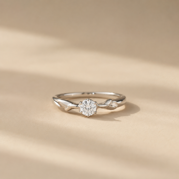 Willow Solitaire Ring