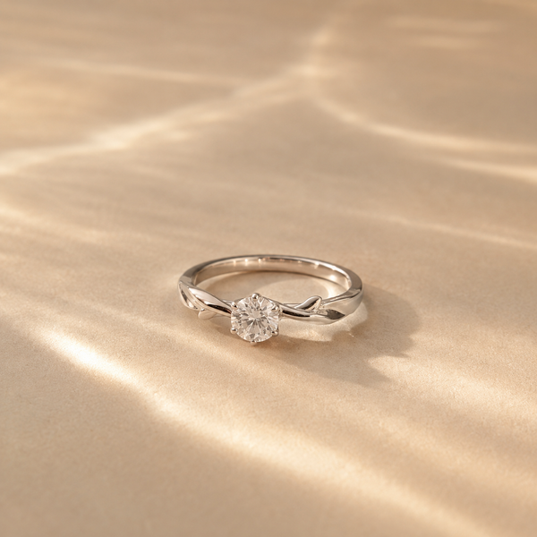 Willow Solitaire Ring