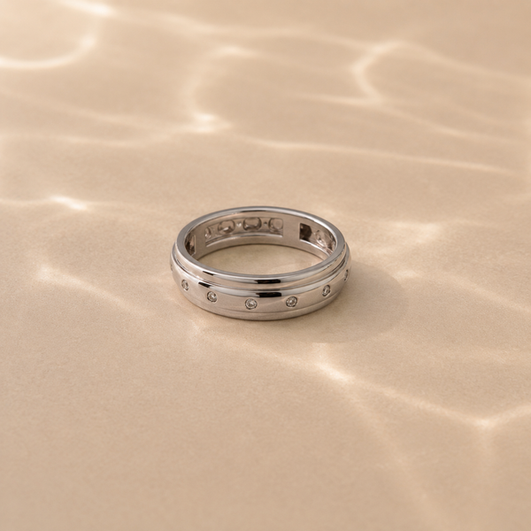 Celestial Dot Band Ring