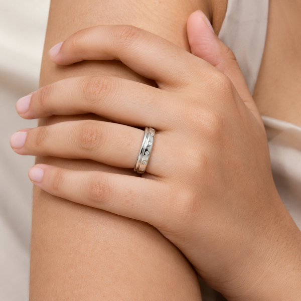 Celestial Dot Band Ring