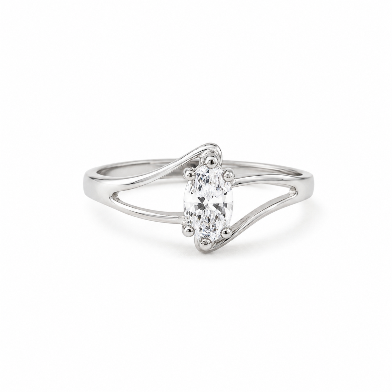 Trinity Solitaire Ring