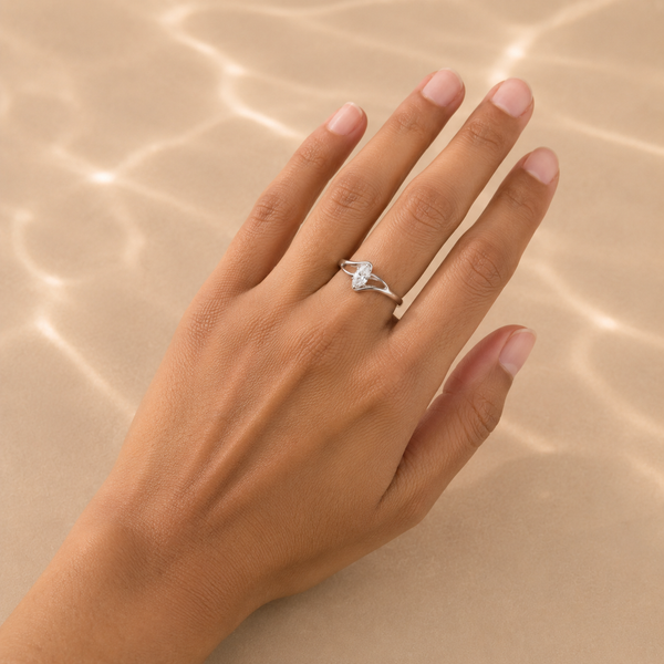Trinity Solitaire Ring