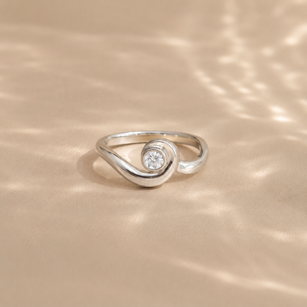 Celeste Spiral Open Ring
