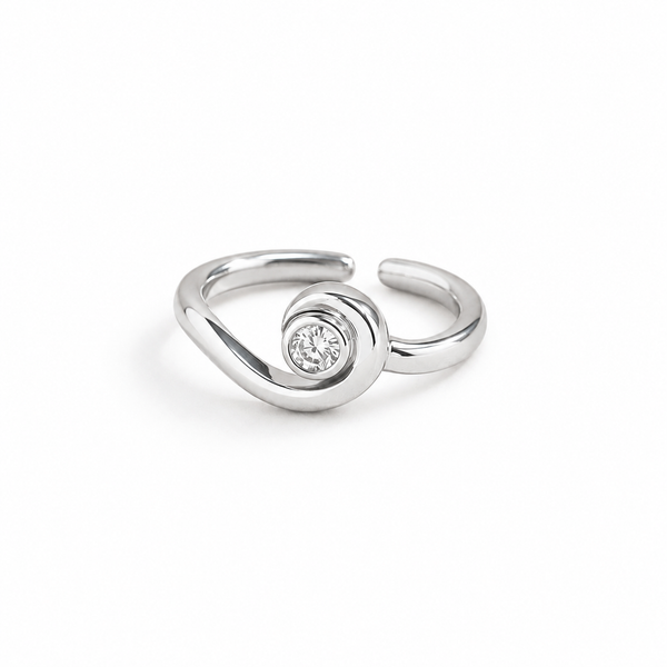 Celeste Spiral Open Ring