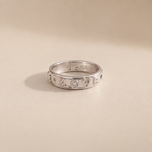 Endless Love Silver Band