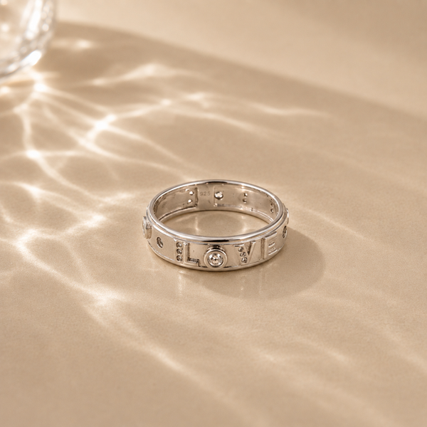 Endless Love Silver Band