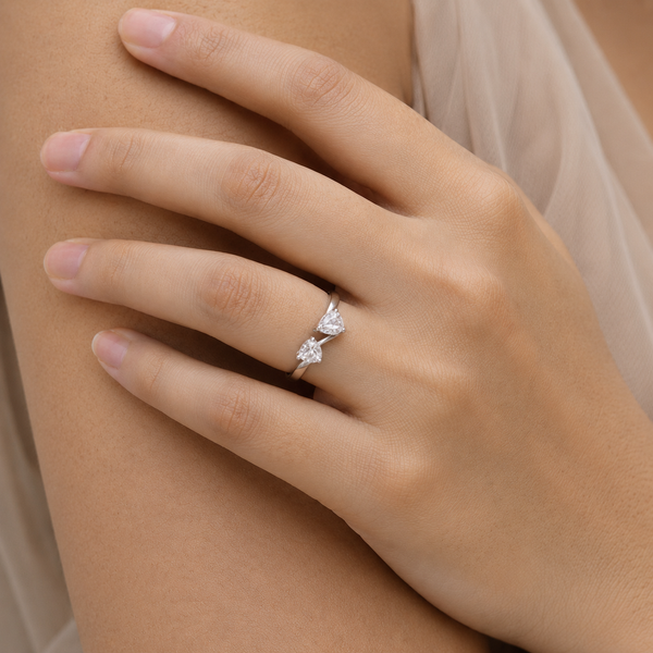 Twin Hearts Toi et Moi Ring