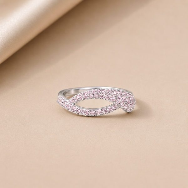 Blush Infinity Ring