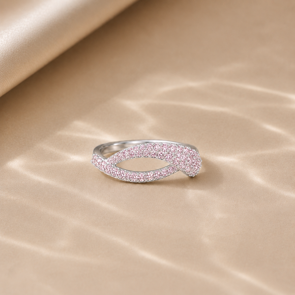 Blush Infinity Ring