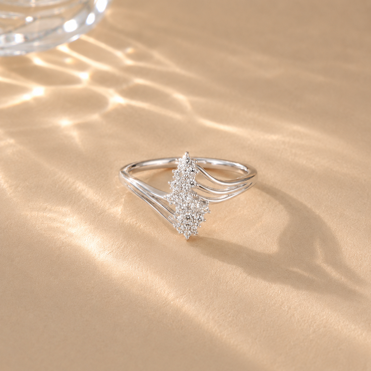 Marquise Cluster CZ Ring