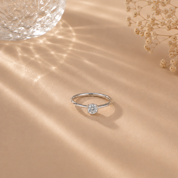 Classic Solitaire CZ Ring