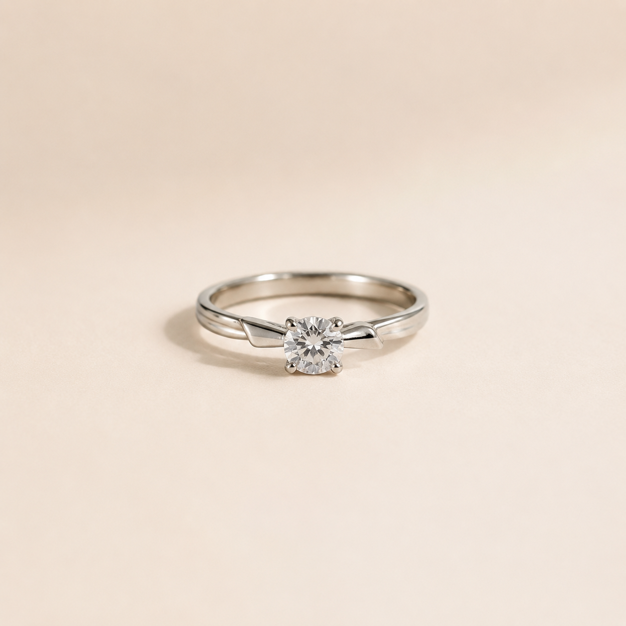 Aurora CZ Solitaire Ring