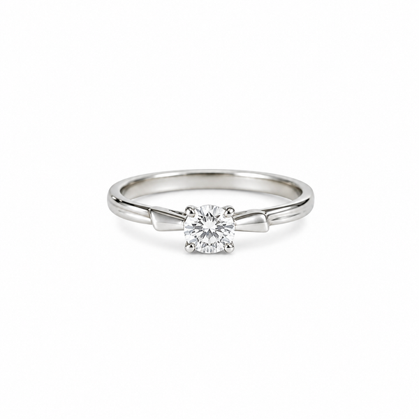 Aurora CZ Solitaire Ring