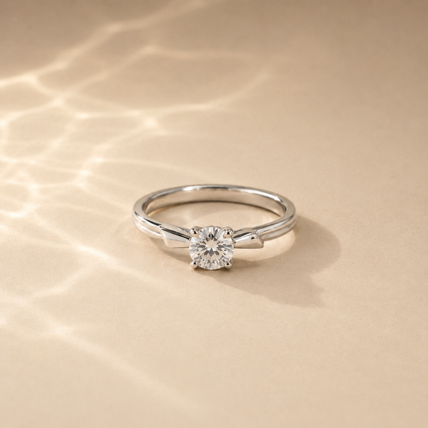 Aurora CZ Solitaire Ring