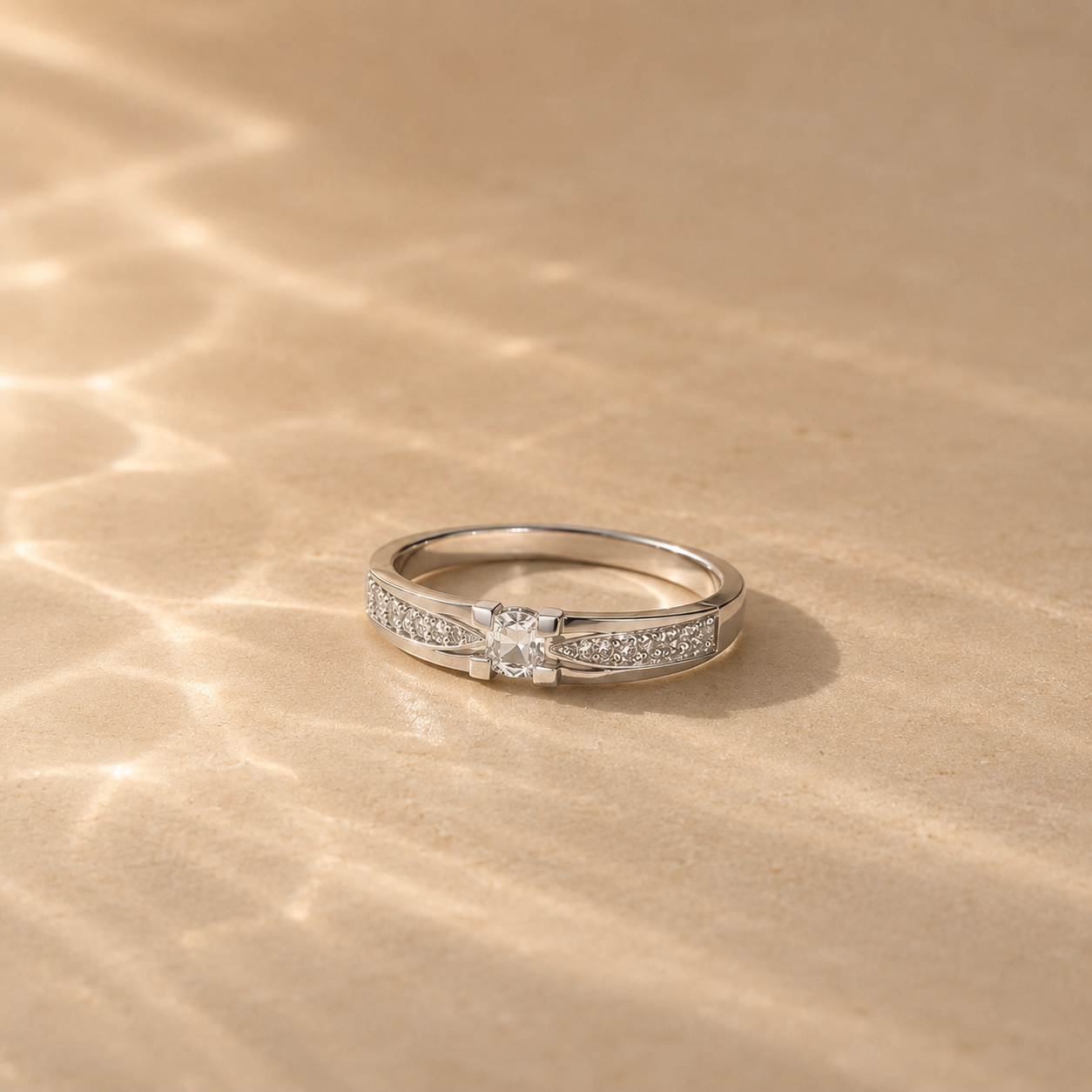 Celeste Pave Promise Ring