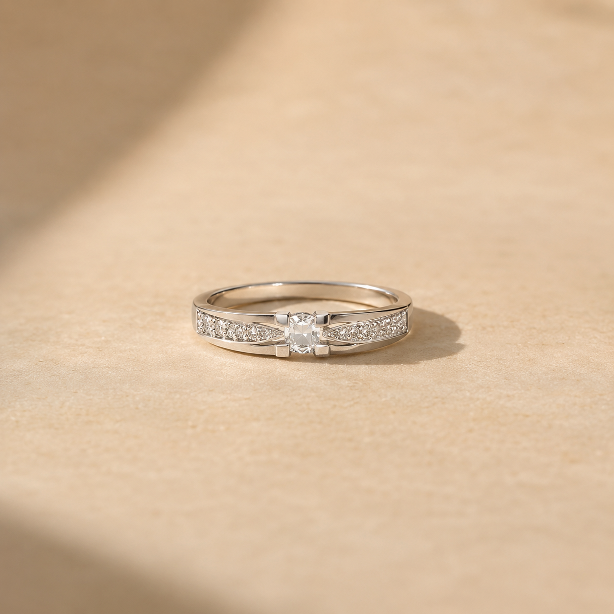 Celeste Pave Promise Ring