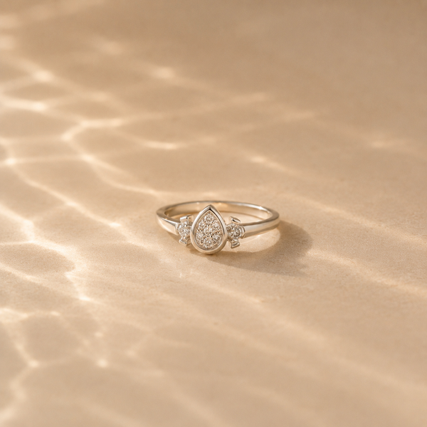Elara Teardrop Spark Ring